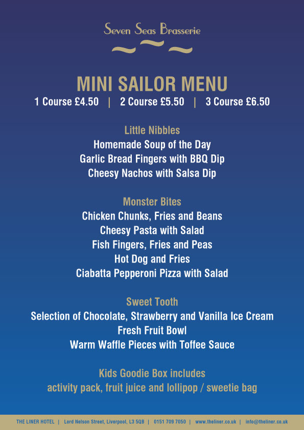Seven Seas Brasserie Liverpool The Liner Hotel Liverpool