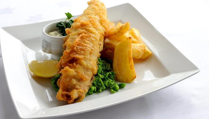 easter fish chips