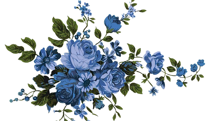 Blue flowers 1